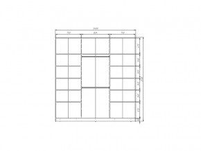 Шкаф-купе Max МШ-25-6-24/2-222 пленка Oracal черная в Сатке - satka.mebel74.com | фото 2