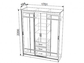 Шкаф-купе ШКП 1 NN в Сатке - satka.mebel74.com | фото 3