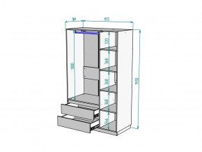 Шкаф Malta light H298 Белый в Сатке - satka.mebel74.com | фото 2