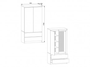 Шкаф Мори МШ900.1 Белый в Сатке - satka.mebel74.com | фото 3