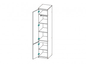 Шкаф-пенал с полками СГ Модерн в Сатке - satka.mebel74.com | фото 2