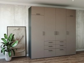 Шкаф распашной 2400А Мокко в Сатке - satka.mebel74.com | фото