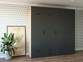 Шкаф распашной 2400К Антрацит в Сатке - satka.mebel74.com | фото