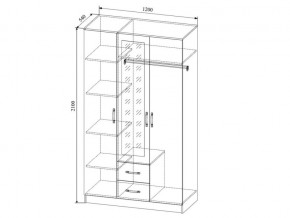 Шкаф Софи СШК1200.1 трехдверный в Сатке - satka.mebel74.com | фото 2