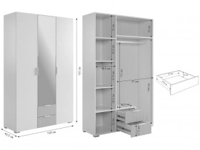 Шкаф трехдверный 109.02 Зефир в Сатке - satka.mebel74.com | фото 2