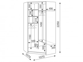 Шкаф угловой М34 Тиффани в Сатке - satka.mebel74.com | фото 3