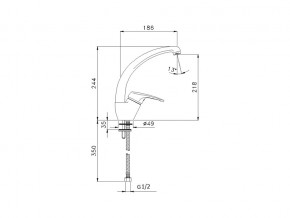 Смеситель Impact G08910 в Сатке - satka.mebel74.com | фото 2