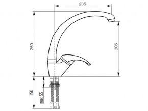 Смеситель MS-007 в Сатке - satka.mebel74.com | фото 2