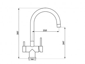 Смеситель Sprint Logic LM2191 Stainless Steel в Сатке - satka.mebel74.com | фото 2