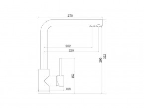 Смеситель Sprint logic LM2196 Stainless Steel в Сатке - satka.mebel74.com | фото 2