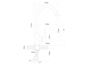 Смесители Florentina Альфа Нержавеющая сталь в Сатке - satka.mebel74.com | фото 2