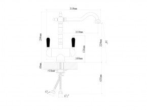 Смесители Florentina Ария бронза в Сатке - satka.mebel74.com | фото 2