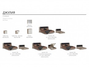 Спальня Джулия с двухстворчатым шкафом в Сатке - satka.mebel74.com | фото 2