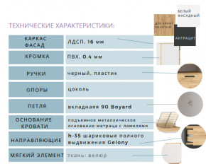 Спальня Оттавия Белый Фасадный в Сатке - satka.mebel74.com | фото 2