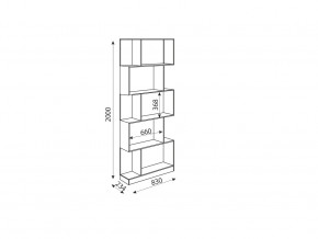 Стеллаж Дуглас модуль 5 в Сатке - satka.mebel74.com | фото 2