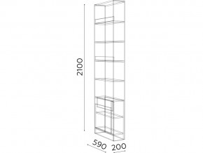 Стеллаж Гринвич мод.10 в Сатке - satka.mebel74.com | фото 2