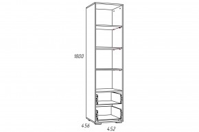 Стеллаж Лилу НМ 041.03 Птички в Сатке - satka.mebel74.com | фото 2