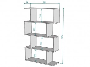 Стеллаж S54 в Сатке - satka.mebel74.com | фото 3