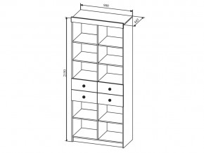 Стеллаж Сканди СД900.1 в Сатке - satka.mebel74.com | фото 2