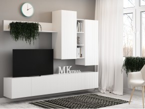 Стенка НМ-001 Сканди МДФ фасад белый в Сатке - satka.mebel74.com | фото