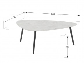 Стол журнальный Эланд белый бетон в Сатке - satka.mebel74.com | фото 2