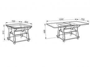 Стол журнальный Купер дуб млечный в Сатке - satka.mebel74.com | фото 3