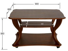 Стол журнальный Маэстро СЖ-02 орех в Сатке - satka.mebel74.com | фото 2