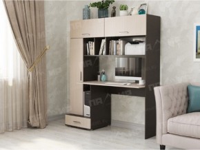 Стол компьютерный ПКС 1 венге/дуб белфорт в Сатке - satka.mebel74.com | фото