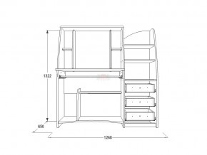 Стол компьютерный СК 1 венге/млечный дуб в Сатке - satka.mebel74.com | фото 3