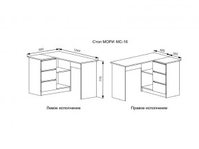 Стол Мори МС-16/2 УНИ в Сатке - satka.mebel74.com | фото 2