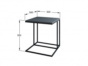 Стол придиванный Эгрет Графит в Сатке - satka.mebel74.com | фото 2