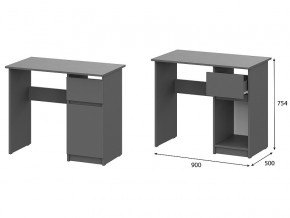 Стол письменный 900 Денвер Графит серый в Сатке - satka.mebel74.com | фото