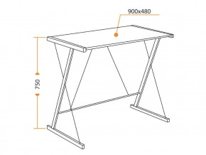 Стол WD-09 concrete в Сатке - satka.mebel74.com | фото 2