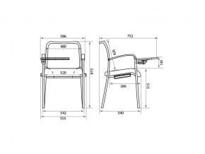 Стул Amigo Silver T/W/TA в Сатке - satka.mebel74.com | фото 2