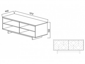 Тумба для ТВА Moderno-1200 Ф2 в Сатке - satka.mebel74.com | фото 5