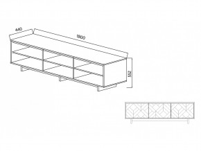 Тумба для ТВА Moderno-1800 Ф2 в Сатке - satka.mebel74.com | фото 4