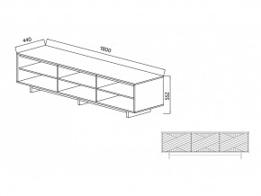 Тумба для ТВА Moderno-1800 Ф3 в Сатке - satka.mebel74.com | фото 4