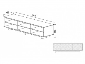 Тумба для ТВА Moderno-1800 Ф4 в Сатке - satka.mebel74.com | фото 4