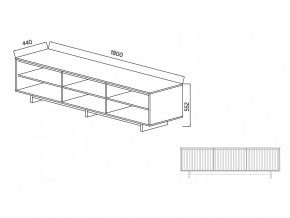 Тумба для ТВА Moderno-1800 Ф5 в Сатке - satka.mebel74.com | фото 5