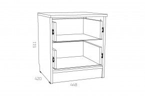 Тумба прикроватная Оливия НМ 040.37 Х в Сатке - satka.mebel74.com | фото 2