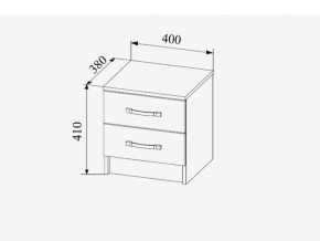 Тумба прикроватная Софи СТБ400.1 в Сатке - satka.mebel74.com | фото 2