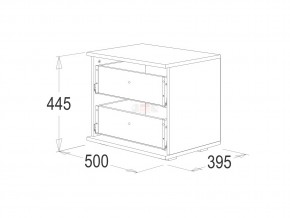 Тумба с 2-мя ящиками Ольга 14 в Сатке - satka.mebel74.com | фото 2