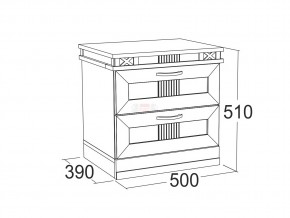 Тумба с 2-мя ящиками Ольга 18 в Сатке - satka.mebel74.com | фото 2