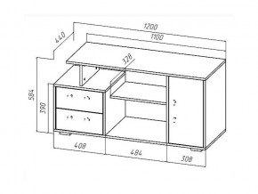 Тумба ТВ Лацио венге, анкор светлый в Сатке - satka.mebel74.com | фото 2