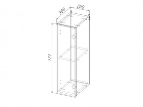 В7 20 Модуль верхний МВ7 20 Не компектуется ручкой в Сатке - satka.mebel74.com | фото