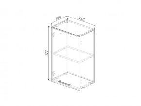 В7 45 Модуль верхний МВ7 45 в Сатке - satka.mebel74.com | фото