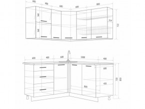 Угловой кухонный гарнитур Флоренс Грин в Сатке - satka.mebel74.com | фото 4